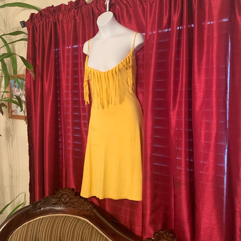 Beach fringe dress